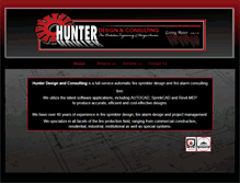 Tablet Screenshot of hunterdesign1.com